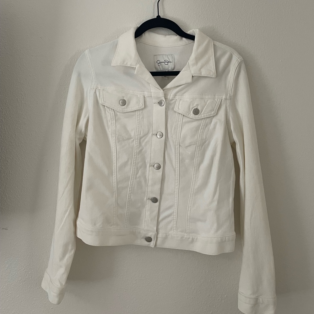 Jessica Simpson White Soft Jacket